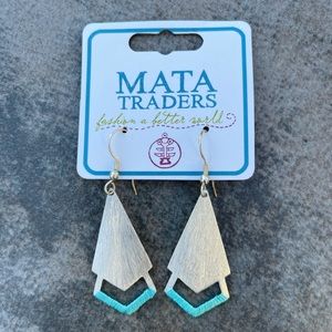 Handmade Fair Trade Threaded Arrow Earrings